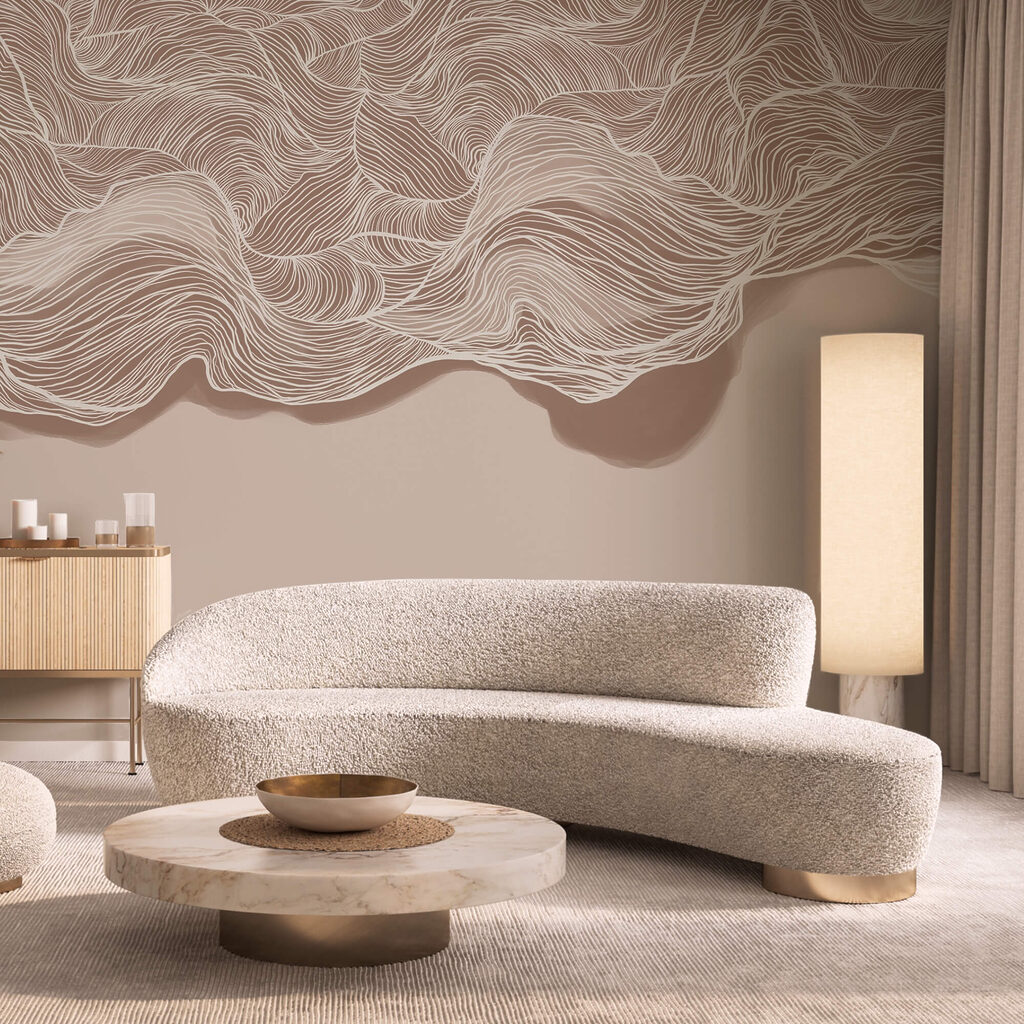 Lijnbundels langs een kleurgrens — interieur 1