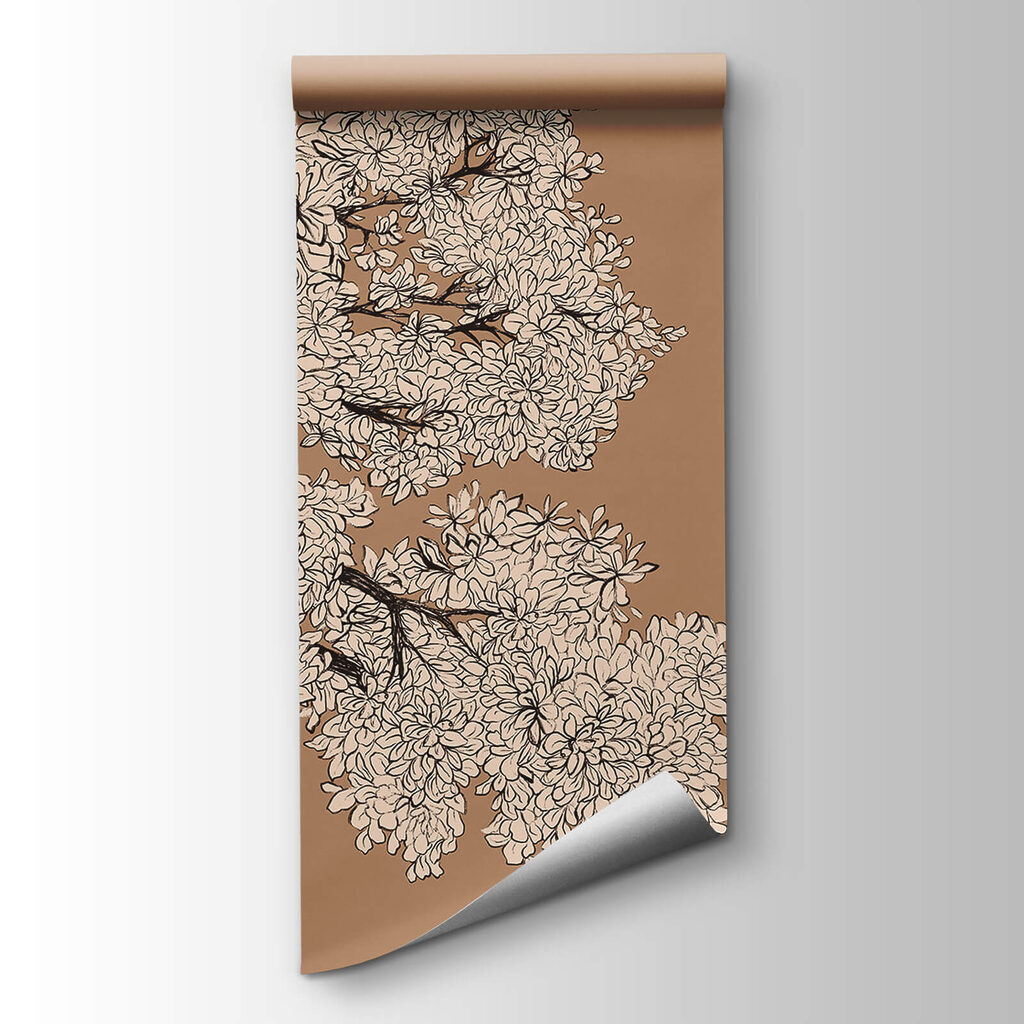 Boom met witte bloemen — productweergave