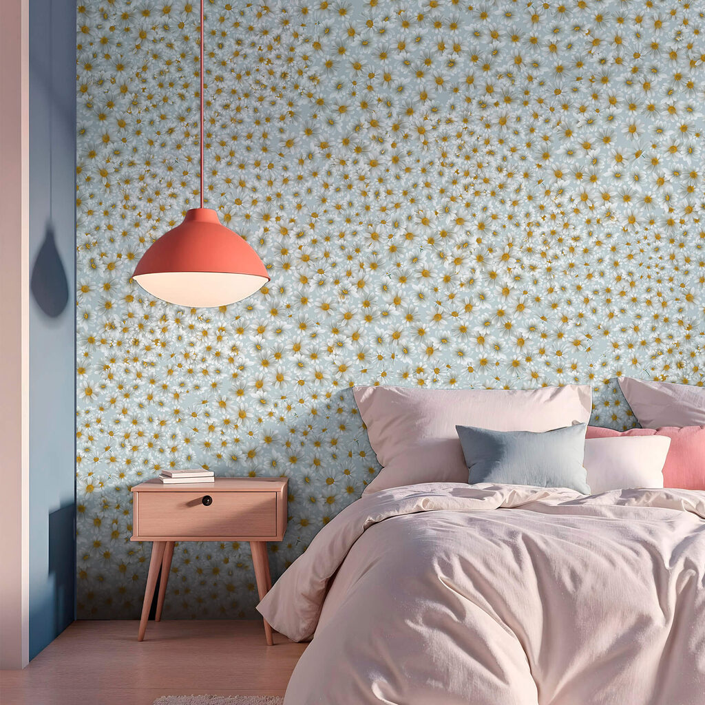 Bloemetjes als kleine stippen — interieur 1