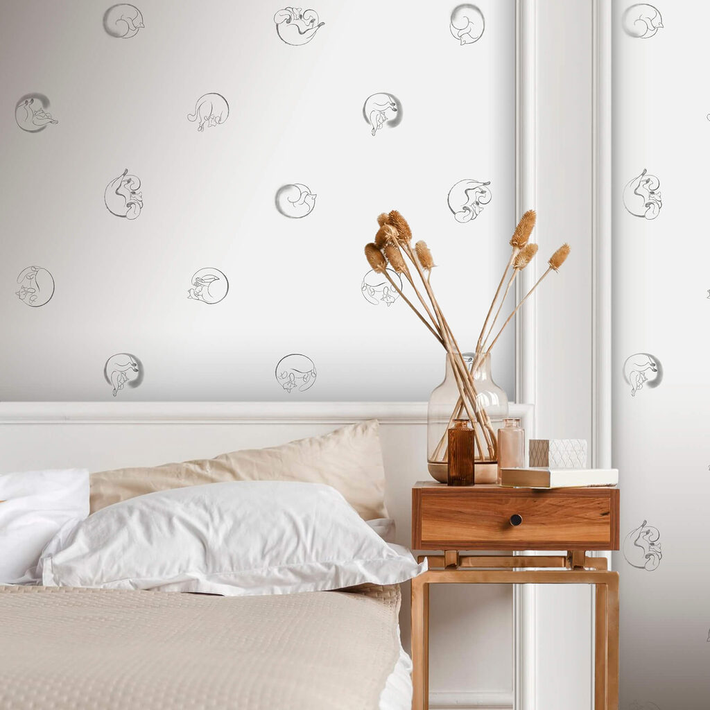 Kleine cirkels op wit — interieur 1
