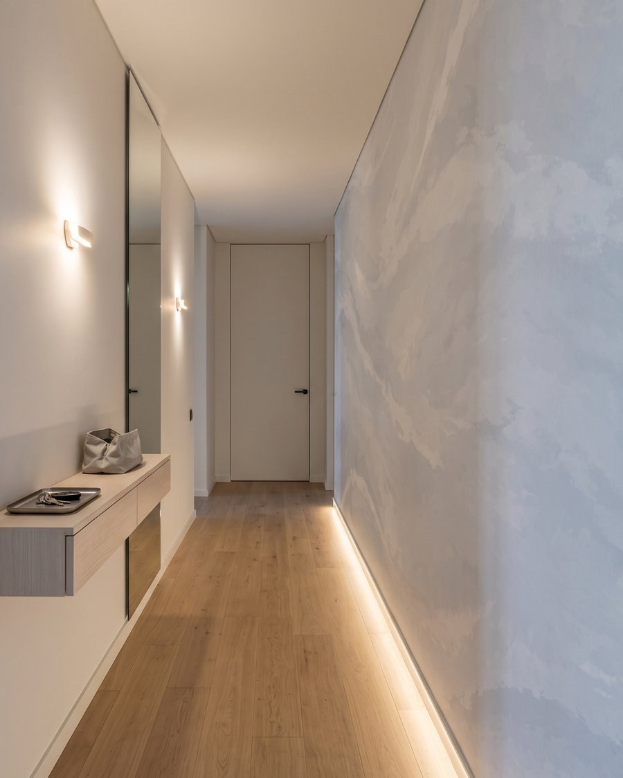 Zachte golven van verf — interieur 4