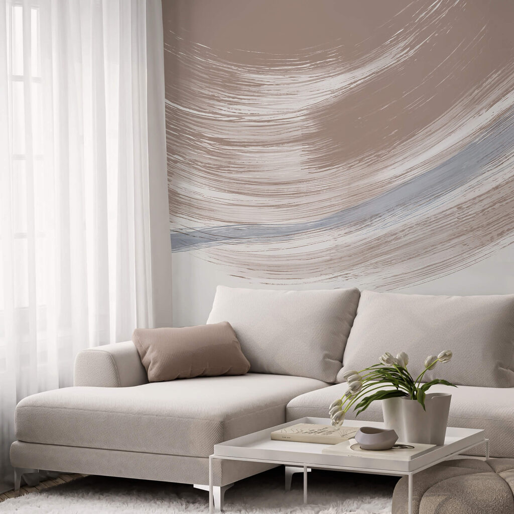 Brede boog in penseelstreken — interieur 2