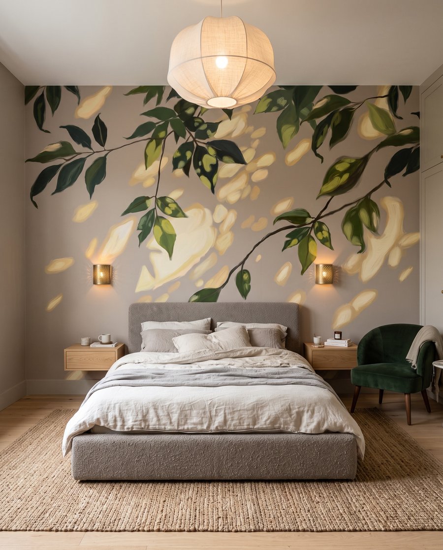 Zonvlekken onder het blad — interieur 2