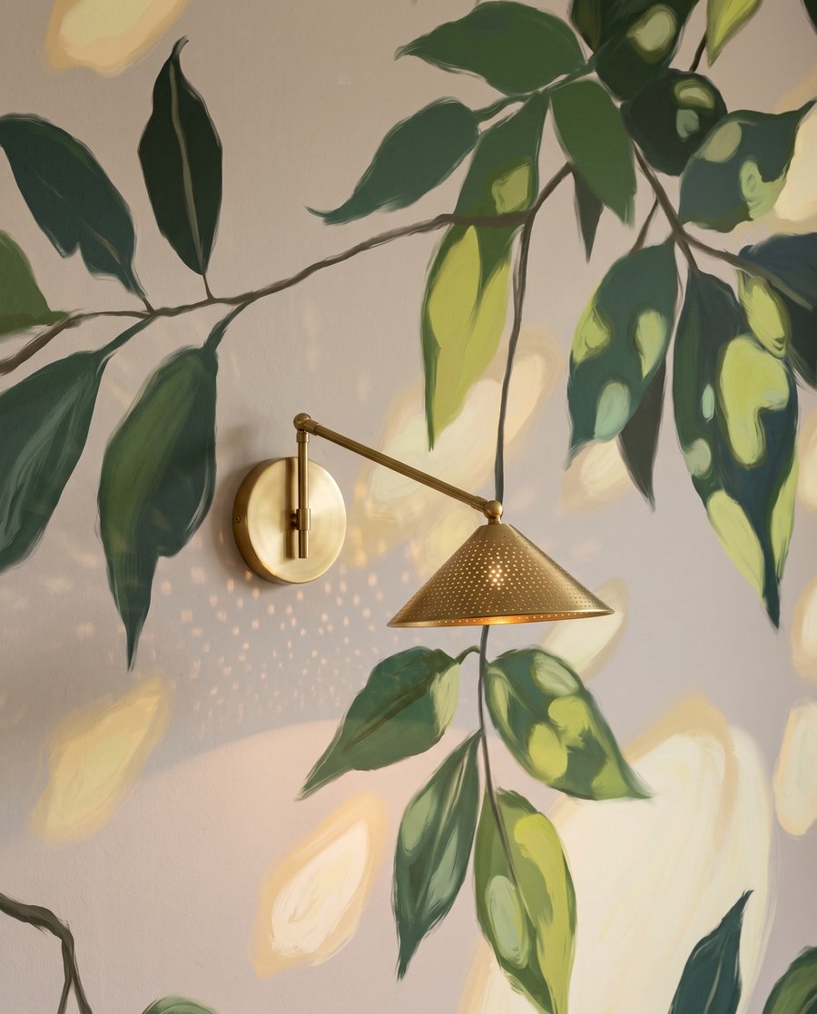 Zonvlekken onder het blad — detail