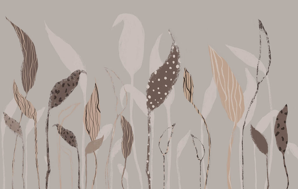 De elegantie van de natuur in eenvoudige vormen — volledig ontwerp