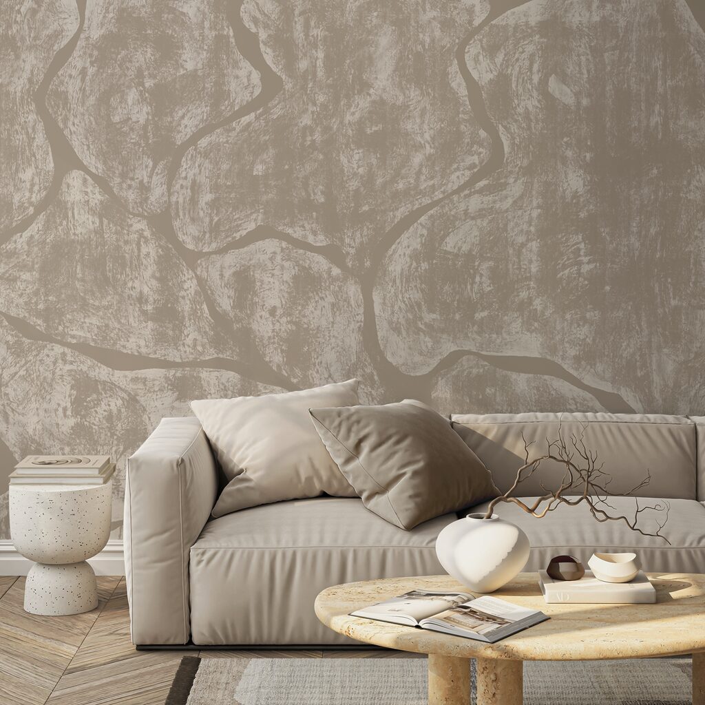 Takvormen in verweerde zandtinten — interieur 1