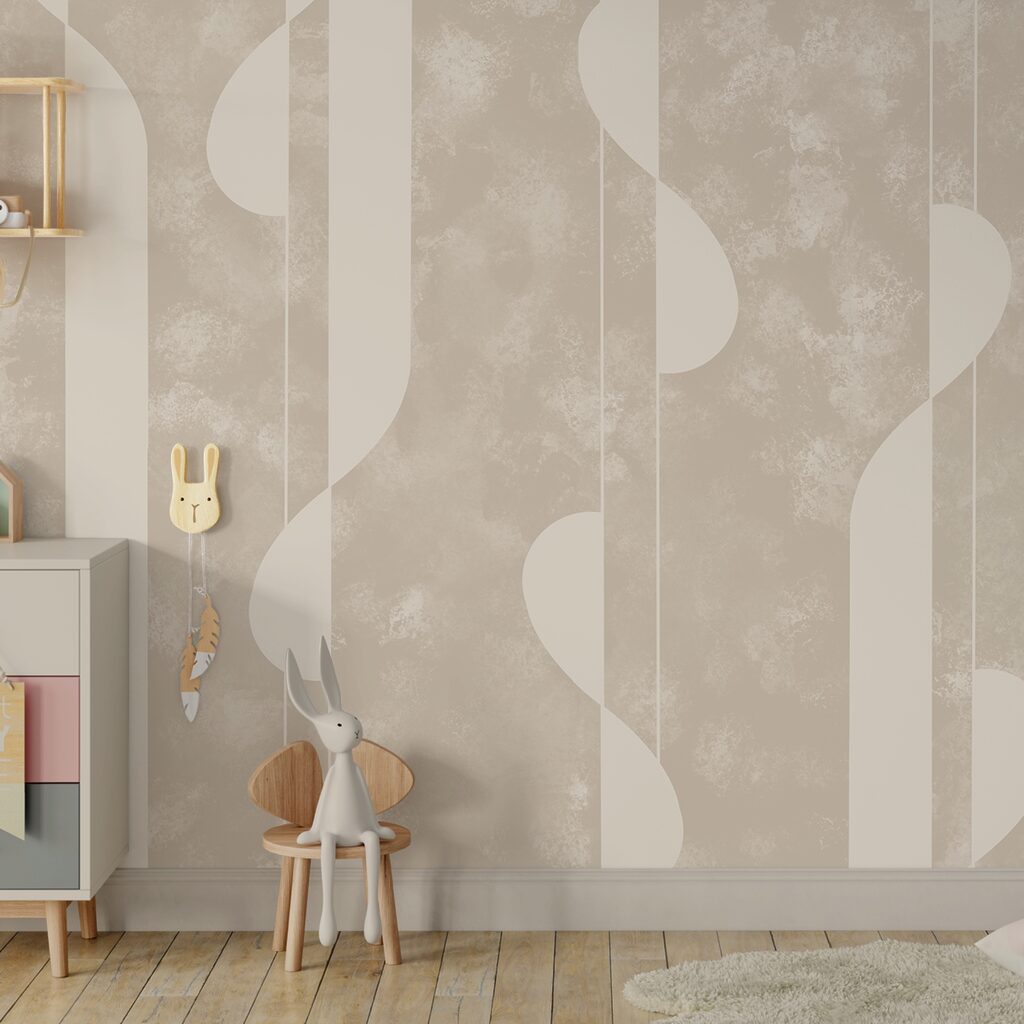 Witte bochten langs lijnen — interieur 3