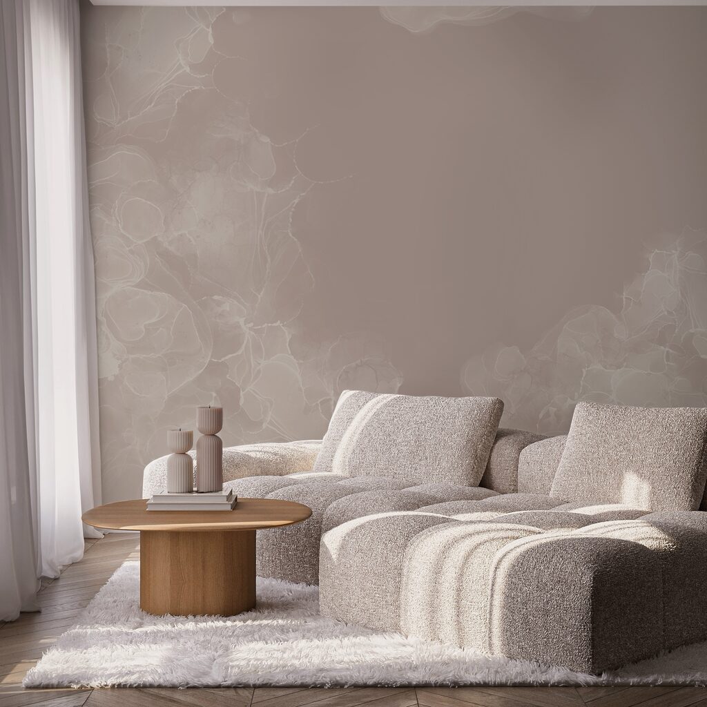 Bloemen vormen een rand — interieur 1
