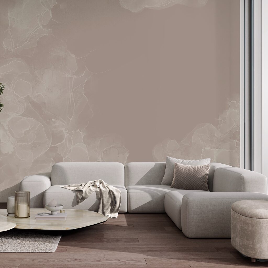 Bloemen vormen een rand — interieur 2