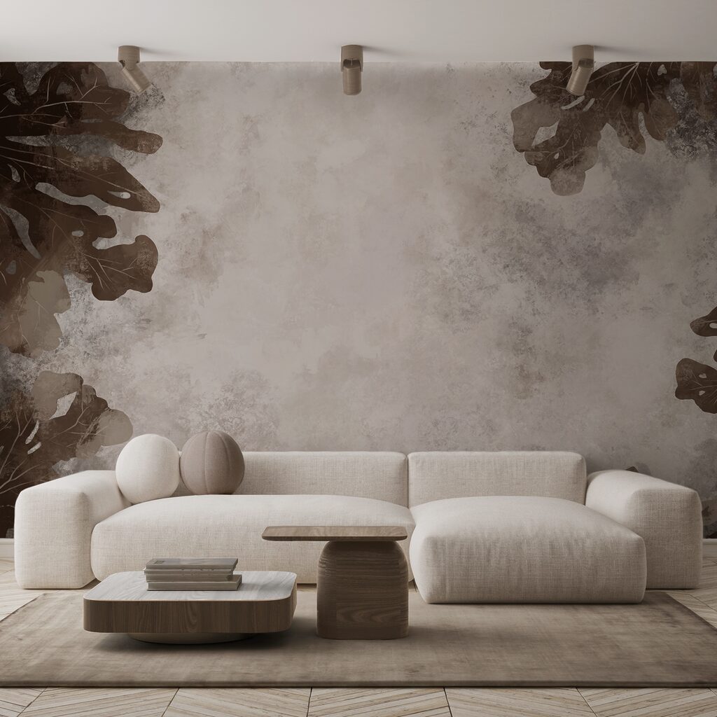 Donker loof rond verfnevel — interieur 2