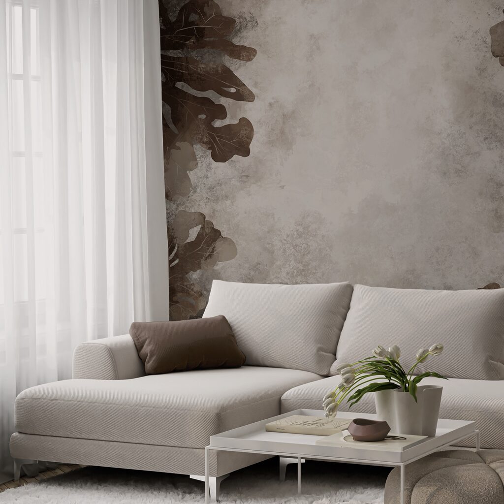 Donker loof rond verfnevel — interieur 3