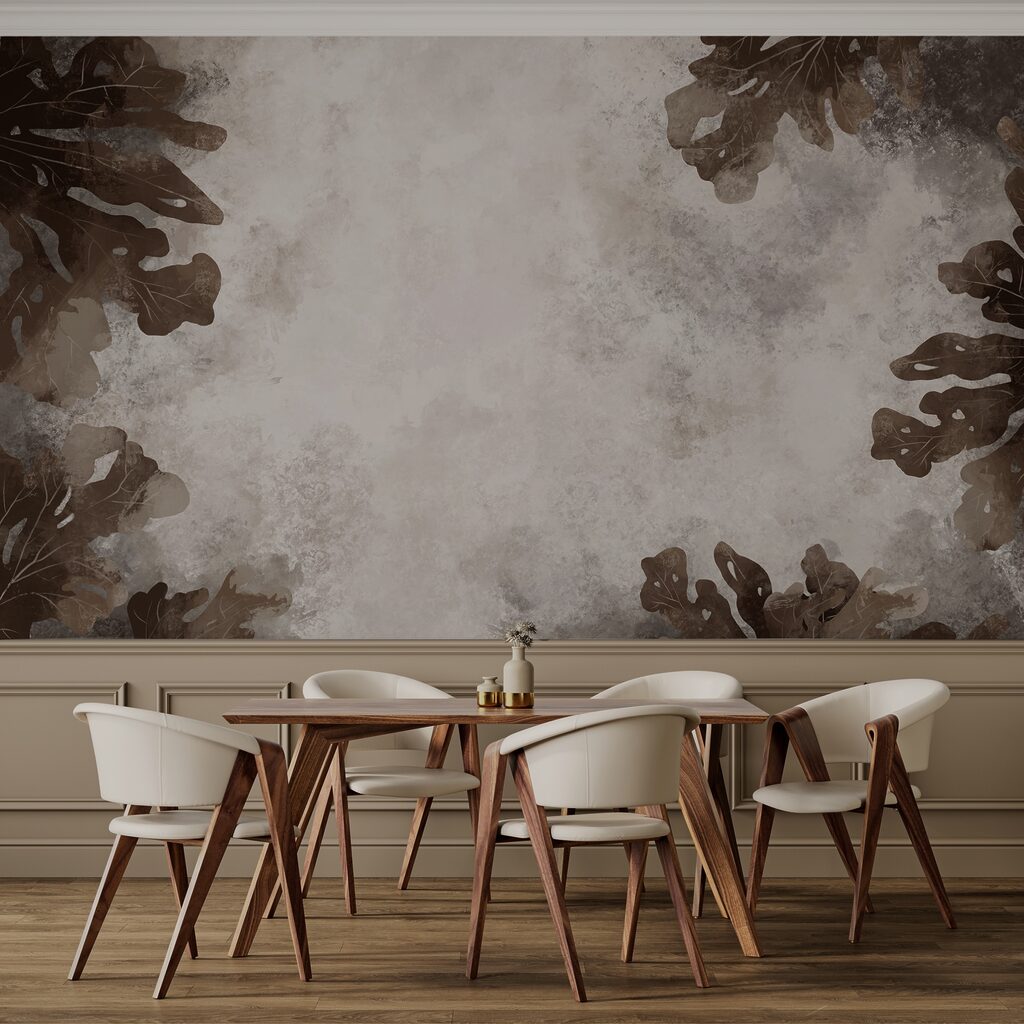 Donker loof rond verfnevel — interieur 1