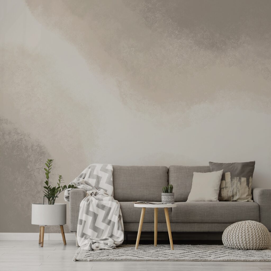 Vier kleurwolken vloeien samen — interieur 1