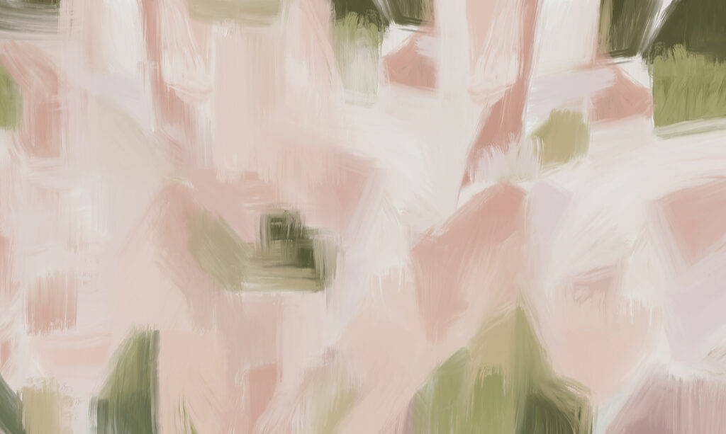 Roze streken met groen — volledig ontwerp