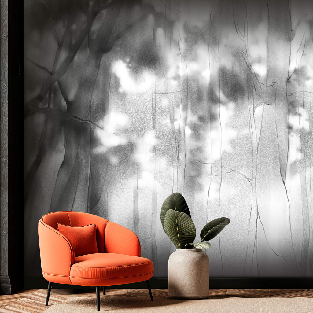 Bos als vervagende spiegeling — interieur 2