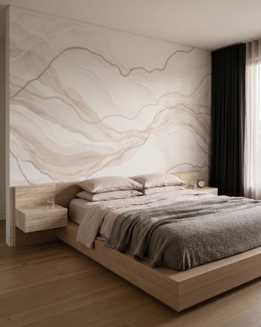 Aders als lichte stromen in een interieur