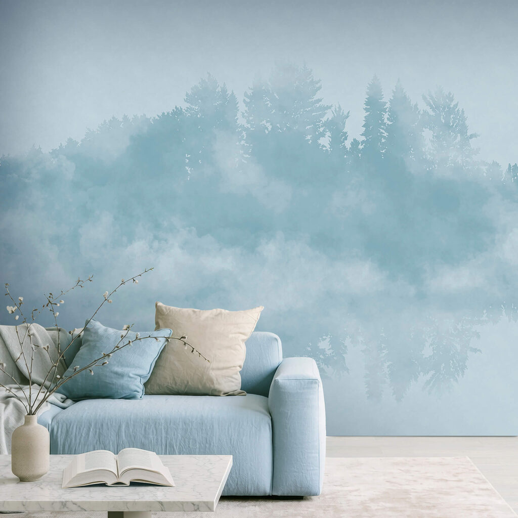 Boseiland in de nevel — interieur 1