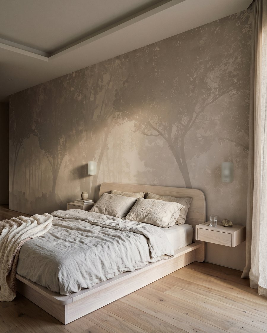 Bomen in gouden waas — interieur 2