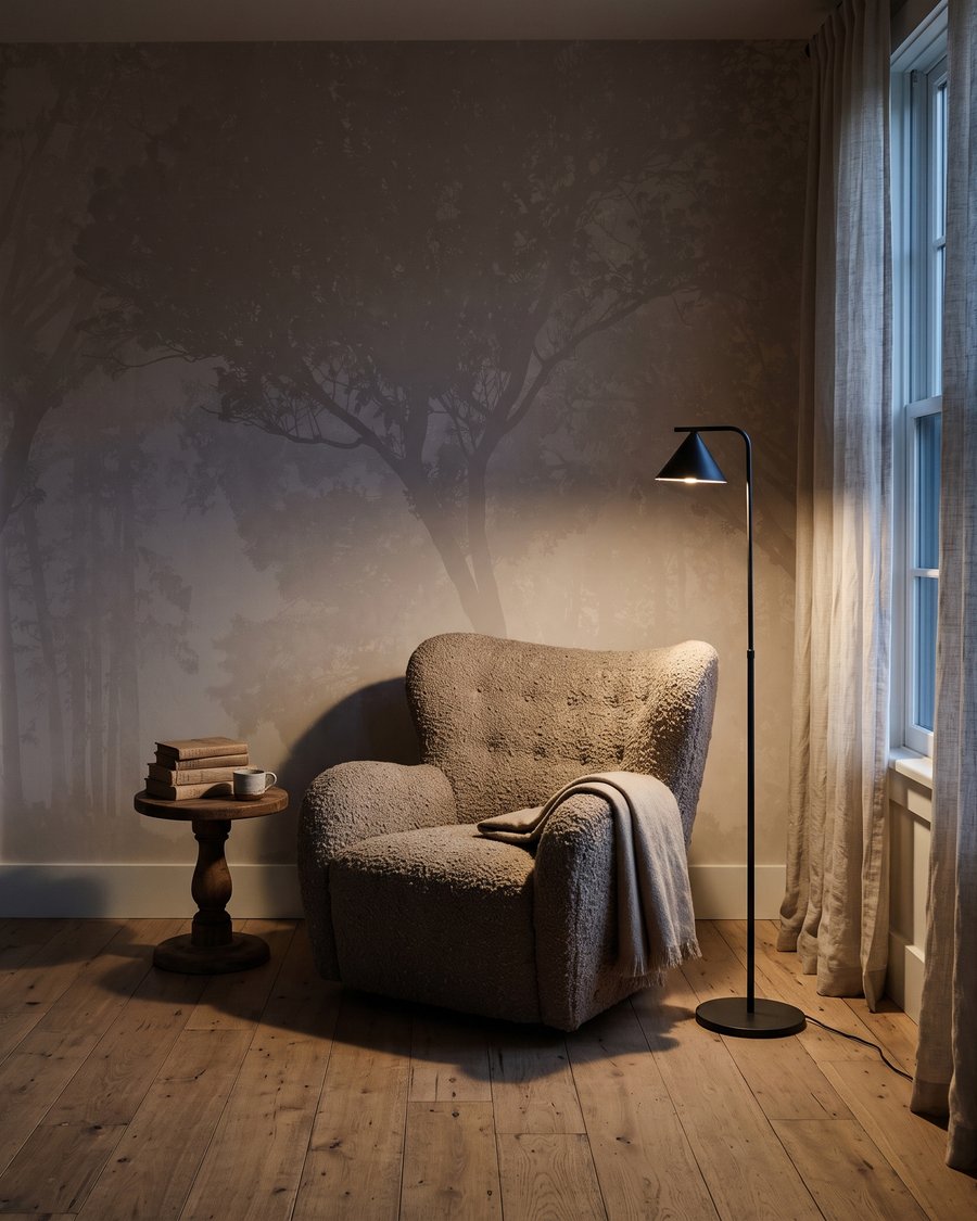 Bomen in gouden waas — interieur 4