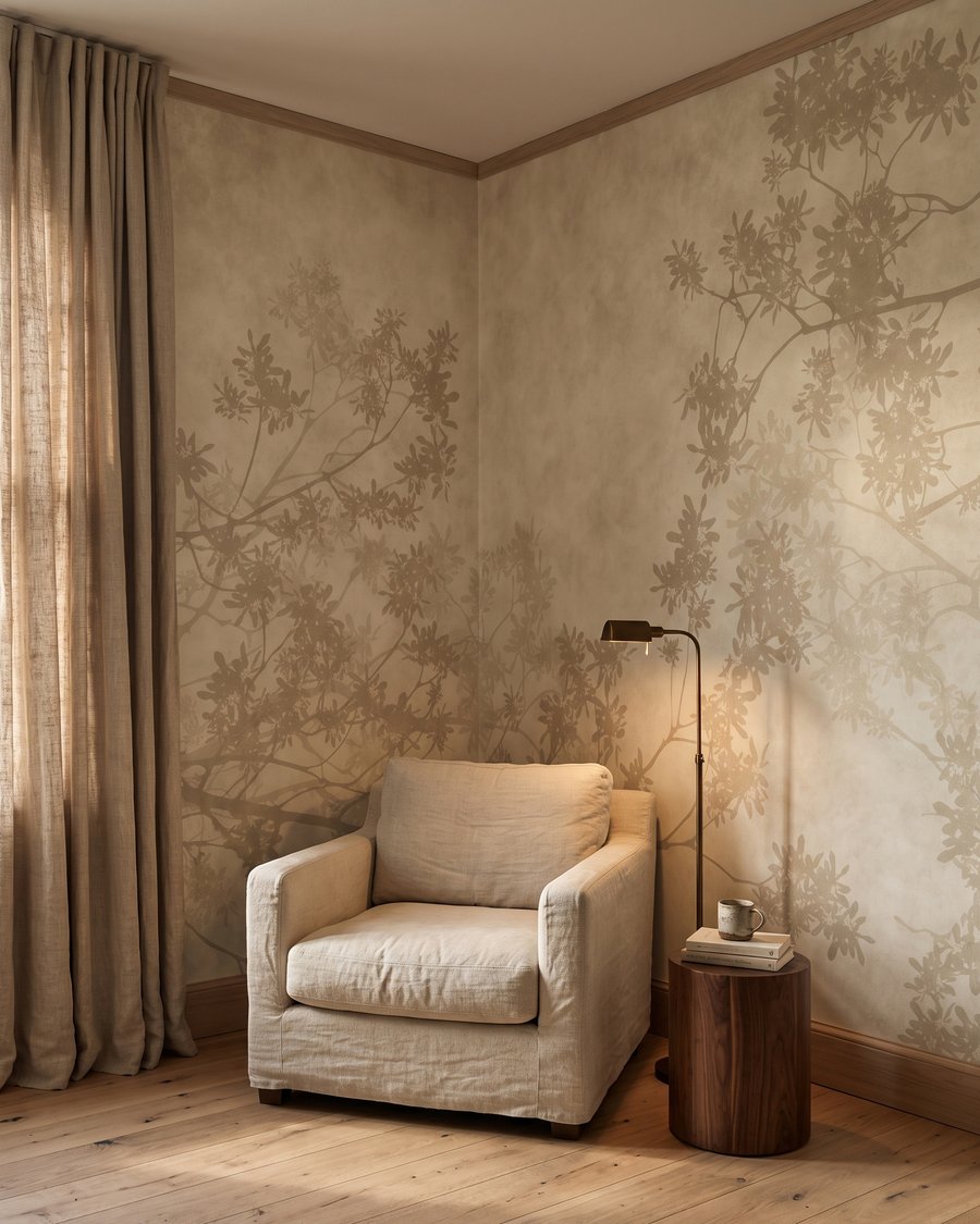 Takwerk in lichte lagen in een interieur