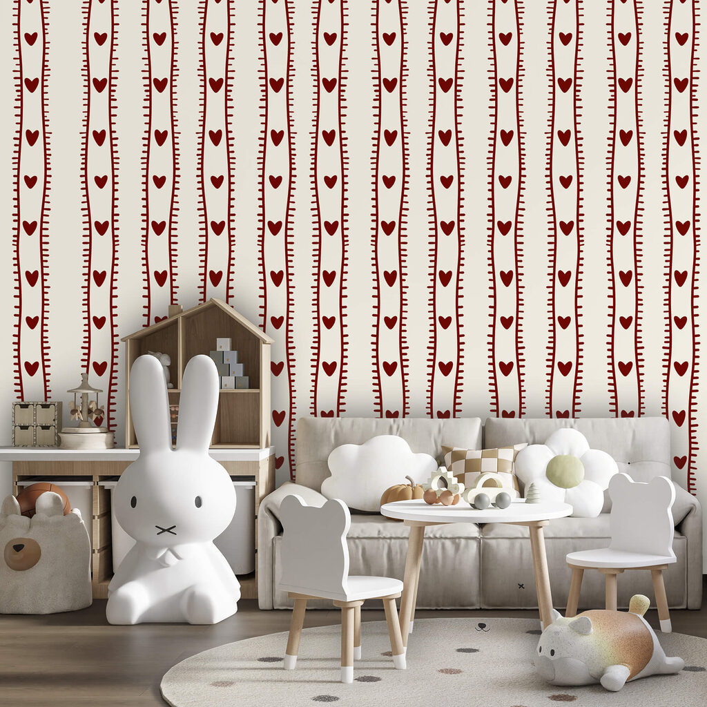Harten tussen fijne streepjes — interieur 1