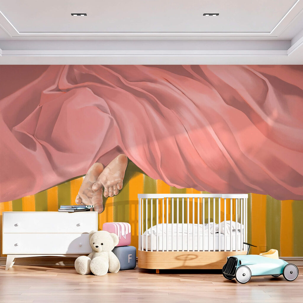 Voeten onder roze plooien — interieur 1