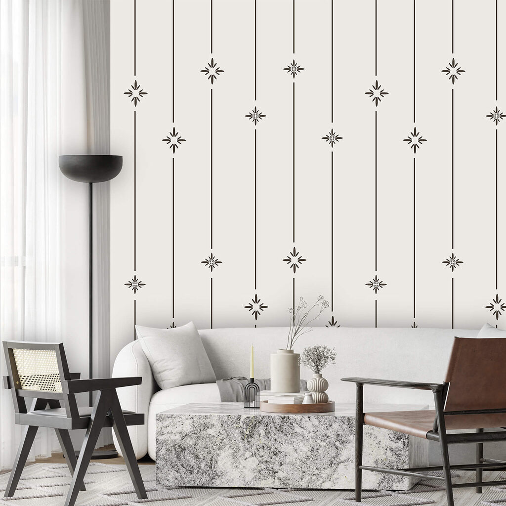 Kleine sterren aan lijnen — interieur 1