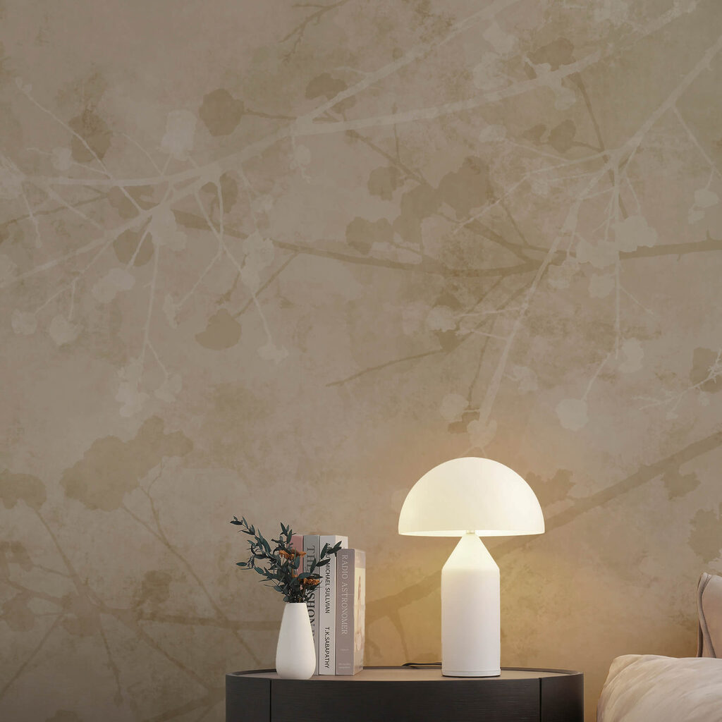 Fijne aders over beige — interieur 2
