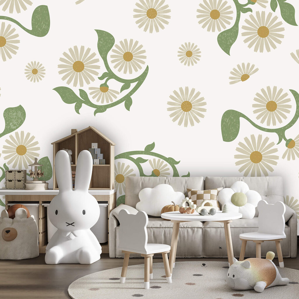Madeliefjes met krullende stelen — interieur 1