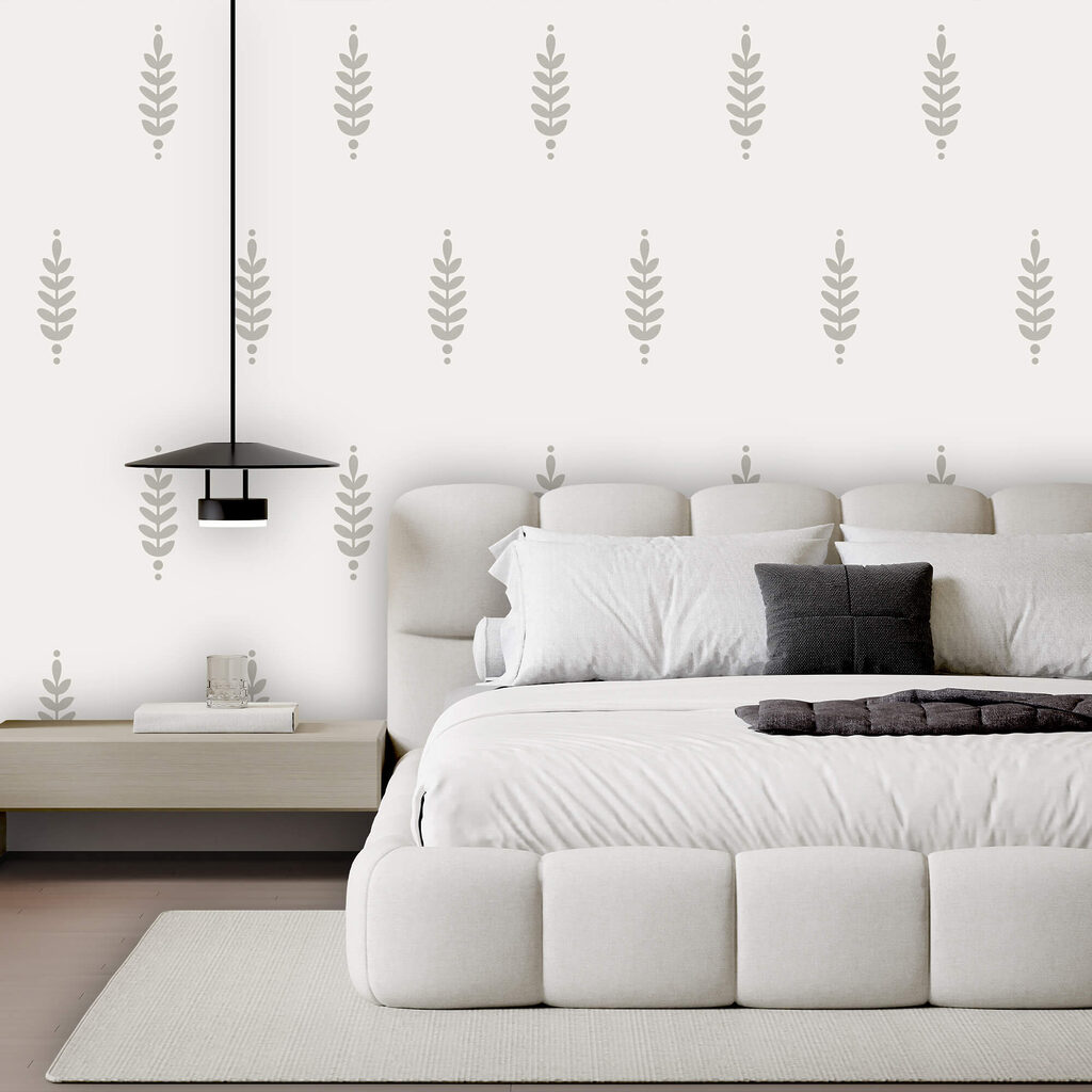 Kleine takjes op roomwit — interieur 1