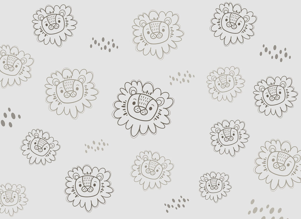 Bloemen met vrolijke gezichtjes — volledig ontwerp