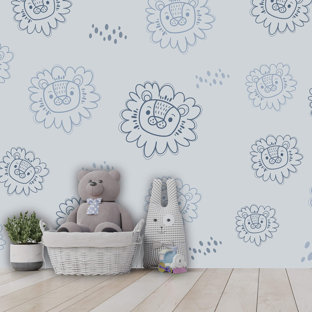 Leeuwenkopjes in fijne lijnen — interieur 2
