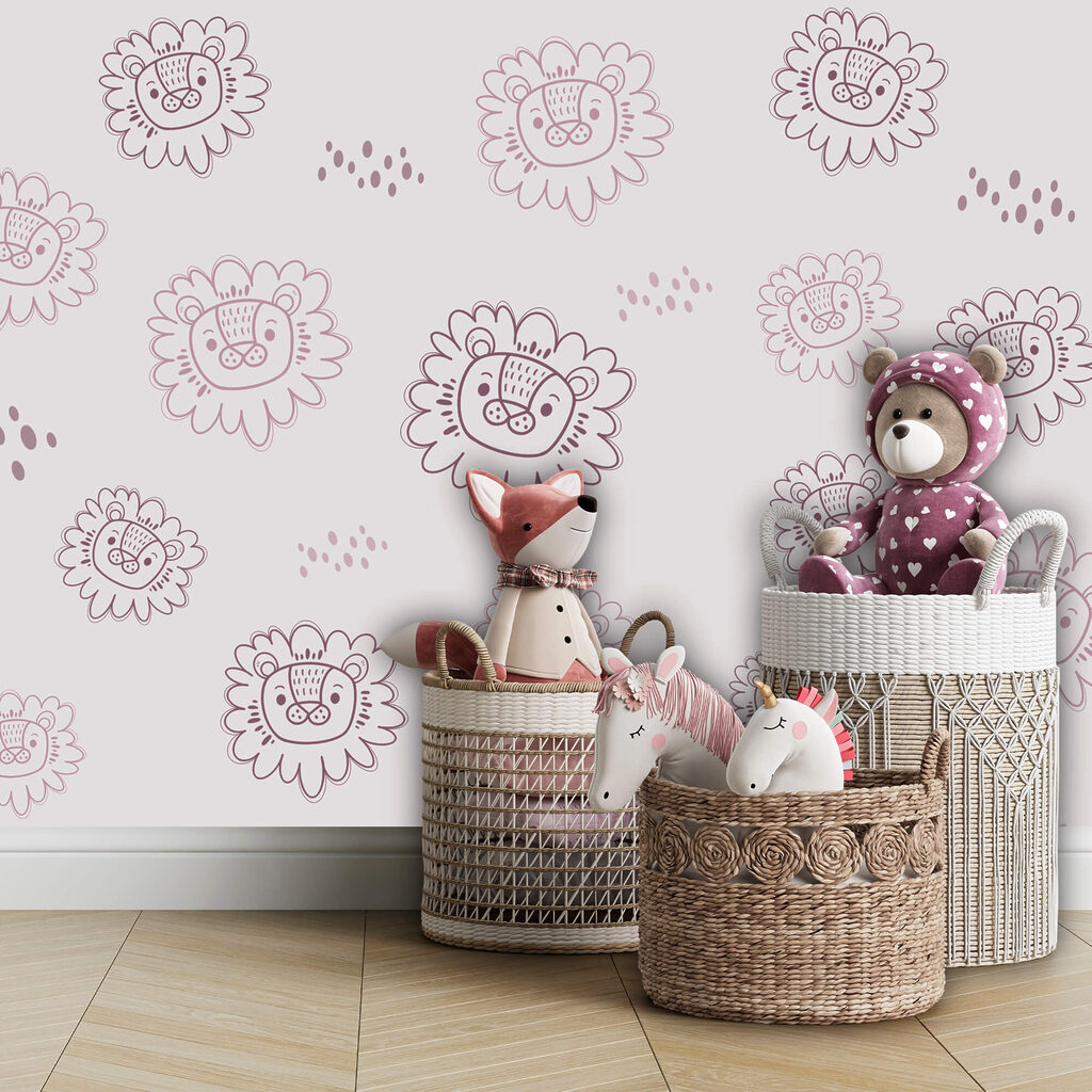 Leeuwenkopjes in fijne lijnen — interieur 1
