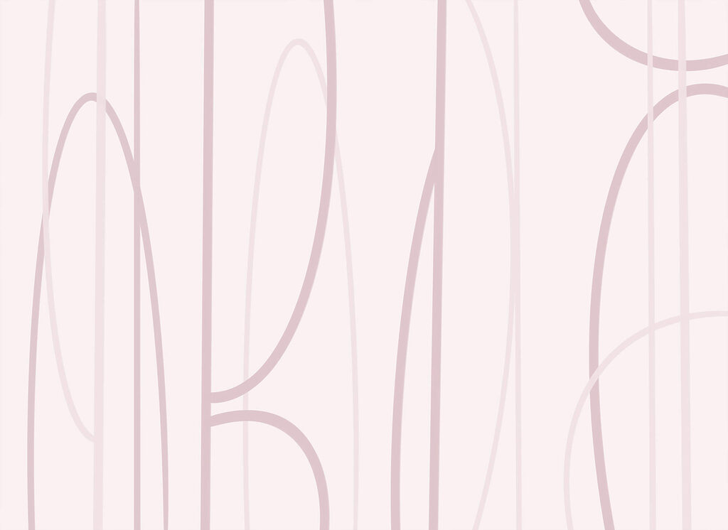 Roze en witte achtergrond met lijnen — volledig ontwerp