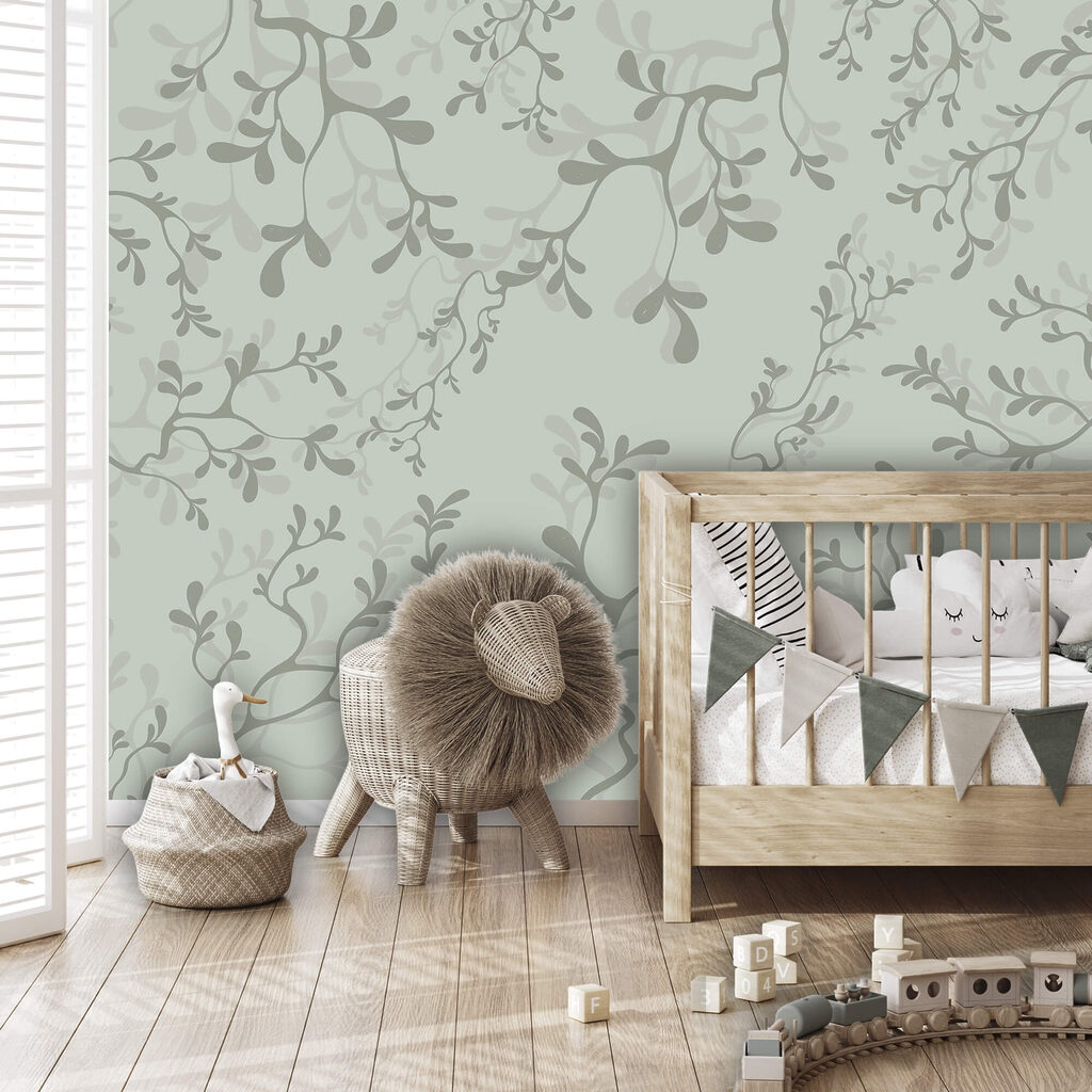Patroon van takken en bladeren — interieur 2
