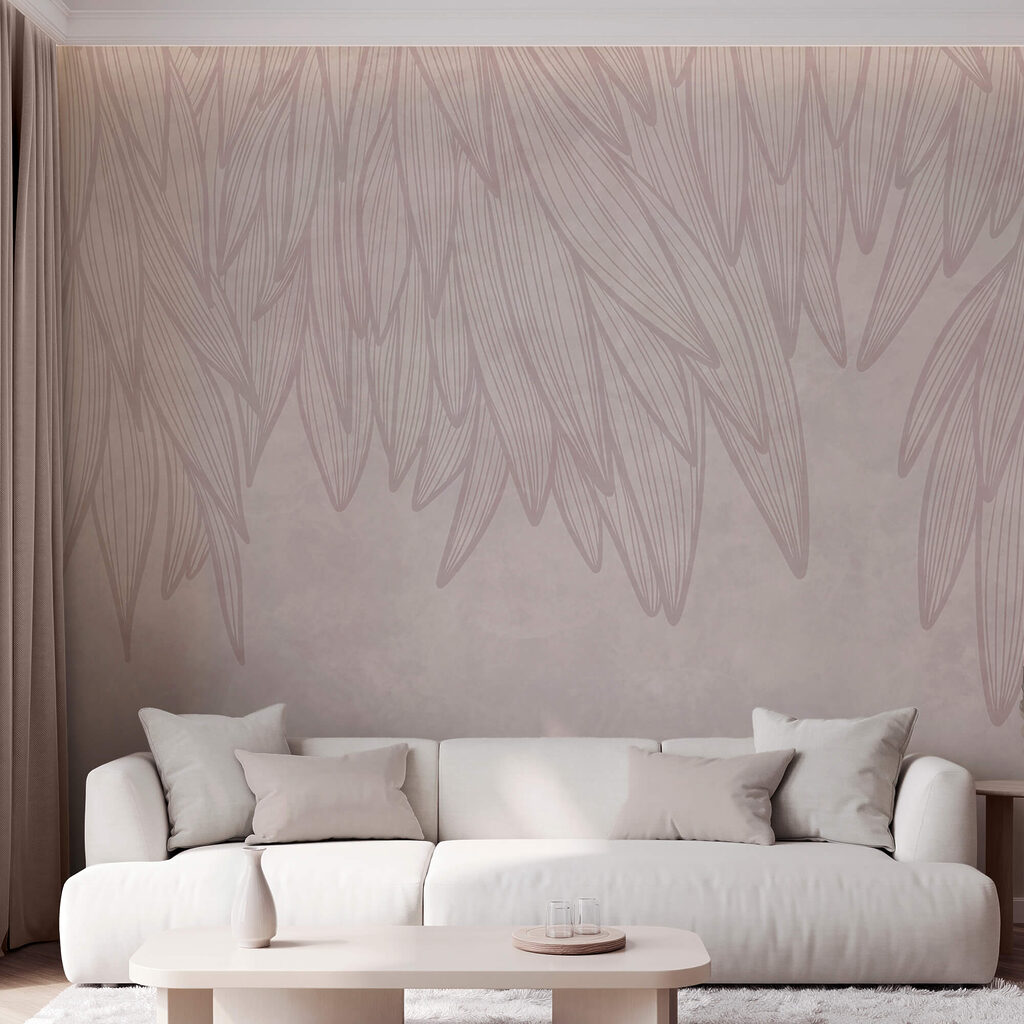 Fijn bladwerk hangt neer — interieur 1