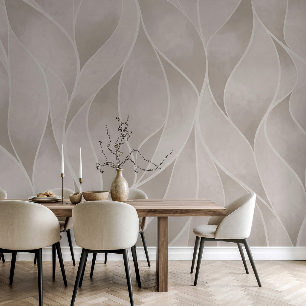 Bladvormen uit dunne lijnen — interieur 2