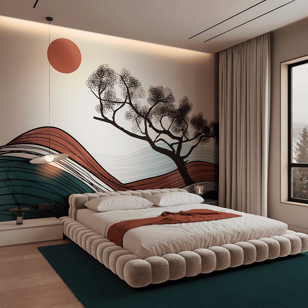 Boom op een heuvel — interieur 2