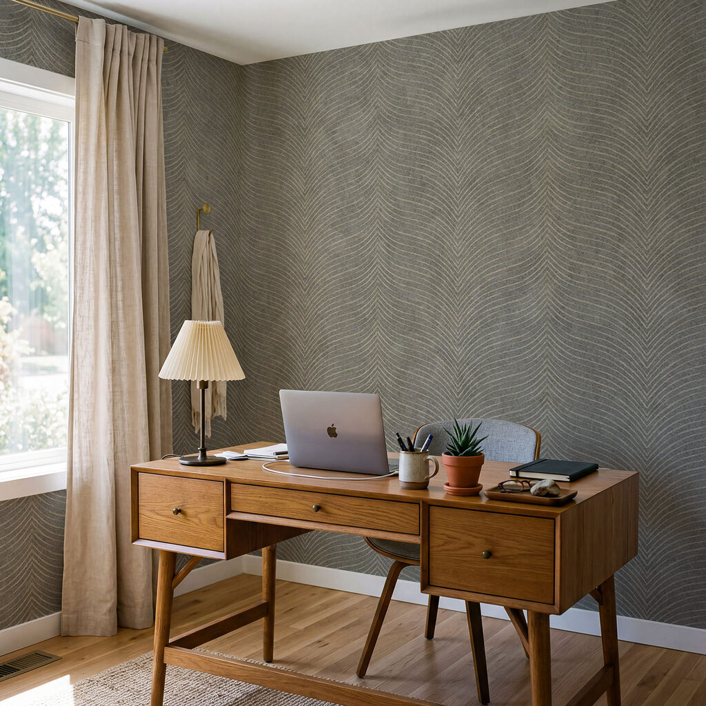 Fijne vezels op kleur — interieur 1