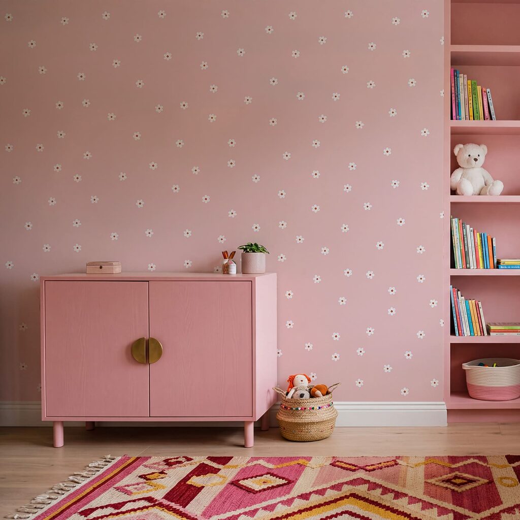 Bloemen als stipjes — interieur 2