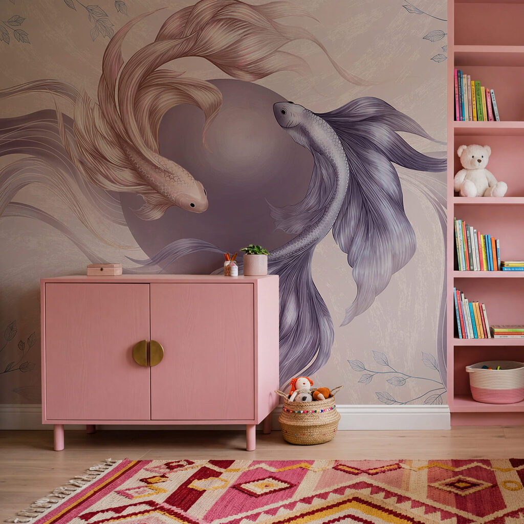 Groep vissen met een lange staart — interieur 3