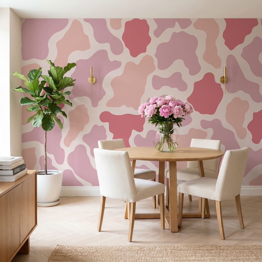 Vlekken in zachte kleurbanen — interieur 3