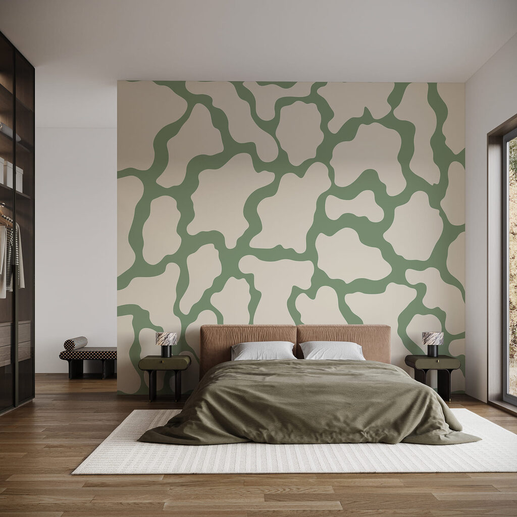 Vlekken in zachte kleurbanen — interieur 2