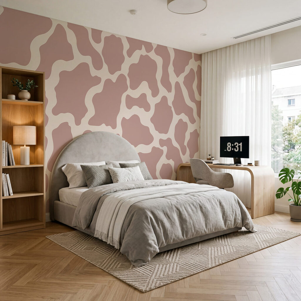 Vlekken in zachte kleurbanen — interieur 2