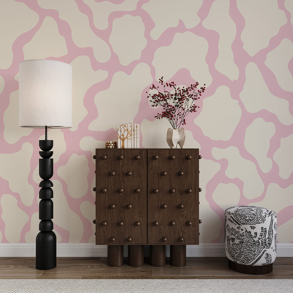 Vlekken in zachte kleurbanen — interieur 3