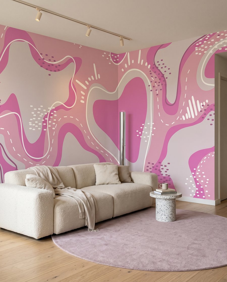 Vormen met gestippelde randen — interieur 3
