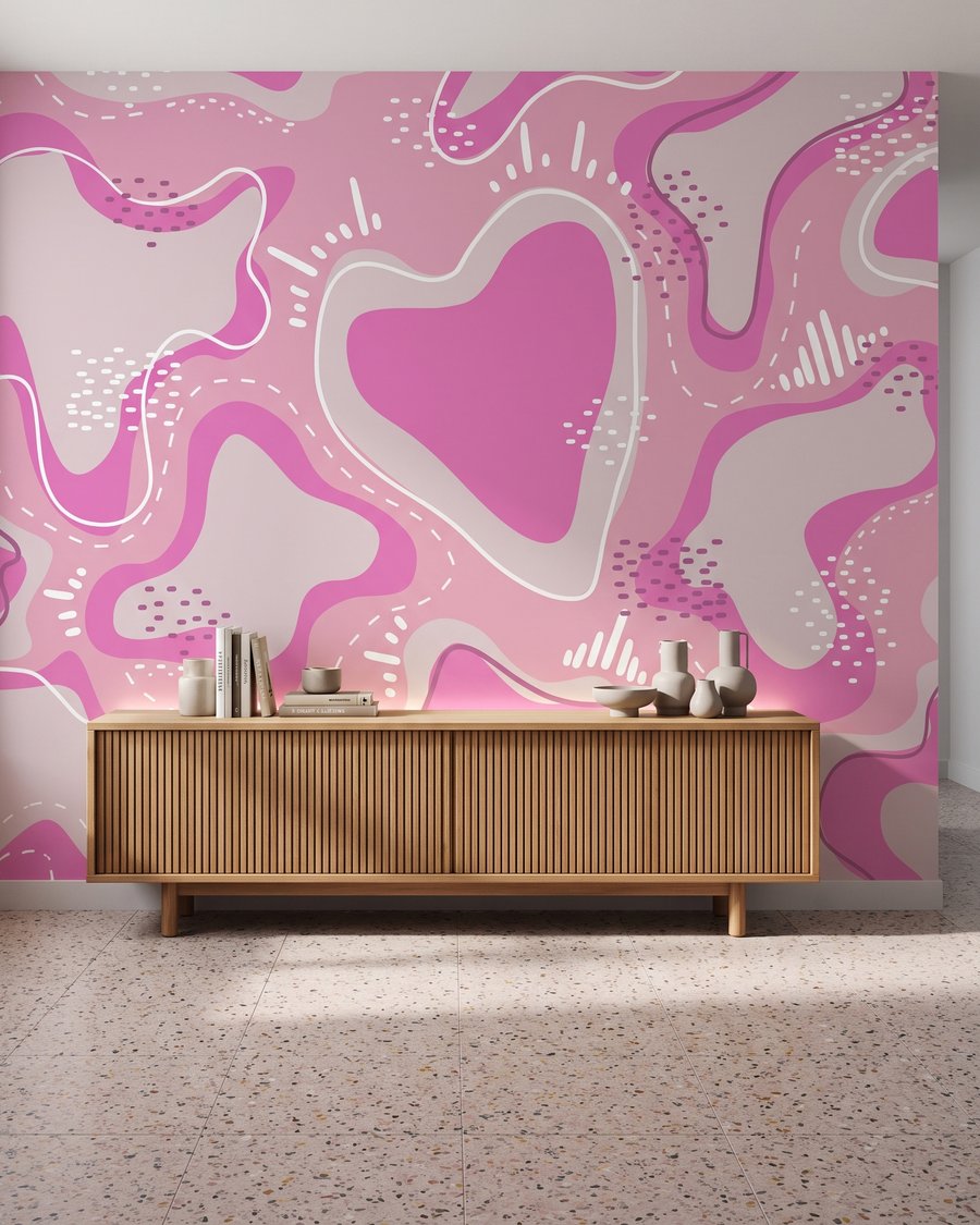 Vormen met gestippelde randen — interieur 4