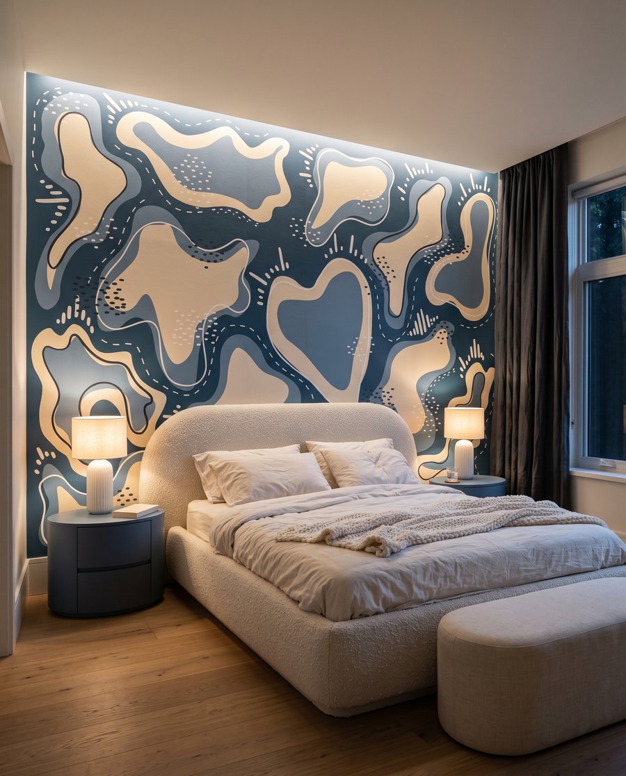 Vormen met gestippelde randen — interieur 2