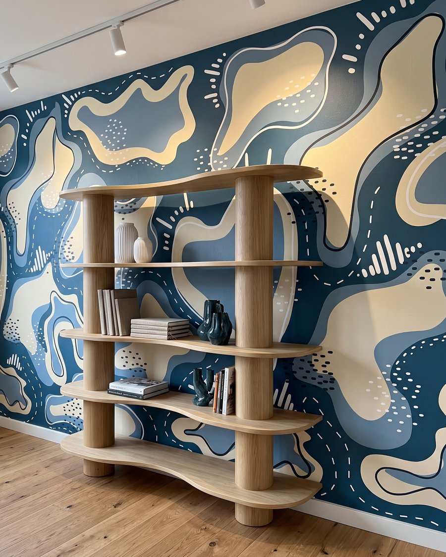 Vormen met gestippelde randen — interieur 6