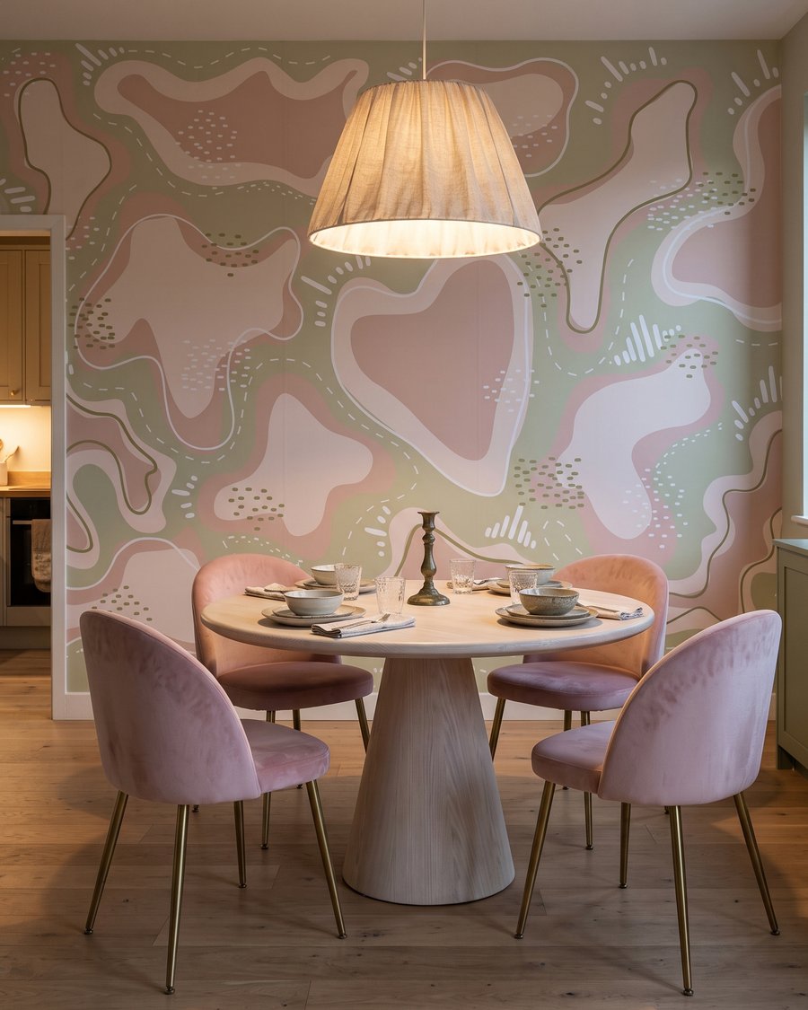 Vormen met gestippelde randen — interieur 5